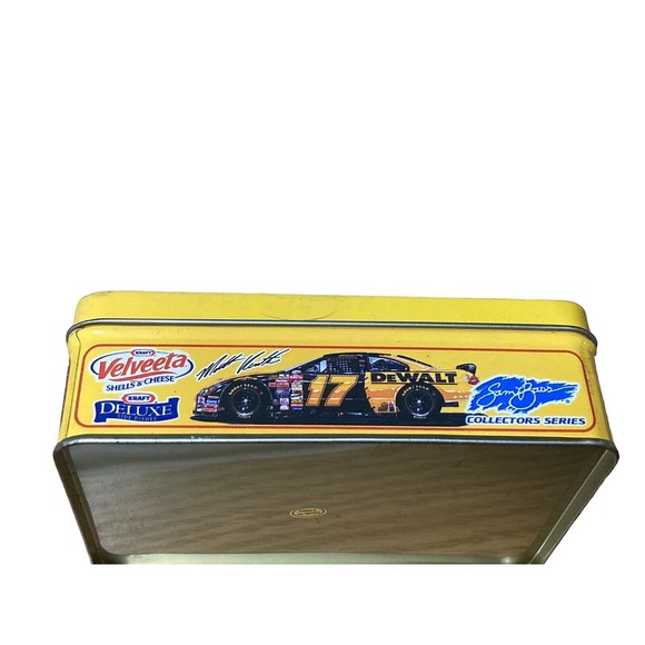 Matt Kenseth #17 Kraft Metal Tin Box Sam Bass Collector’s Series 6'' X 4'' X 2'' - Picture 3 of 6